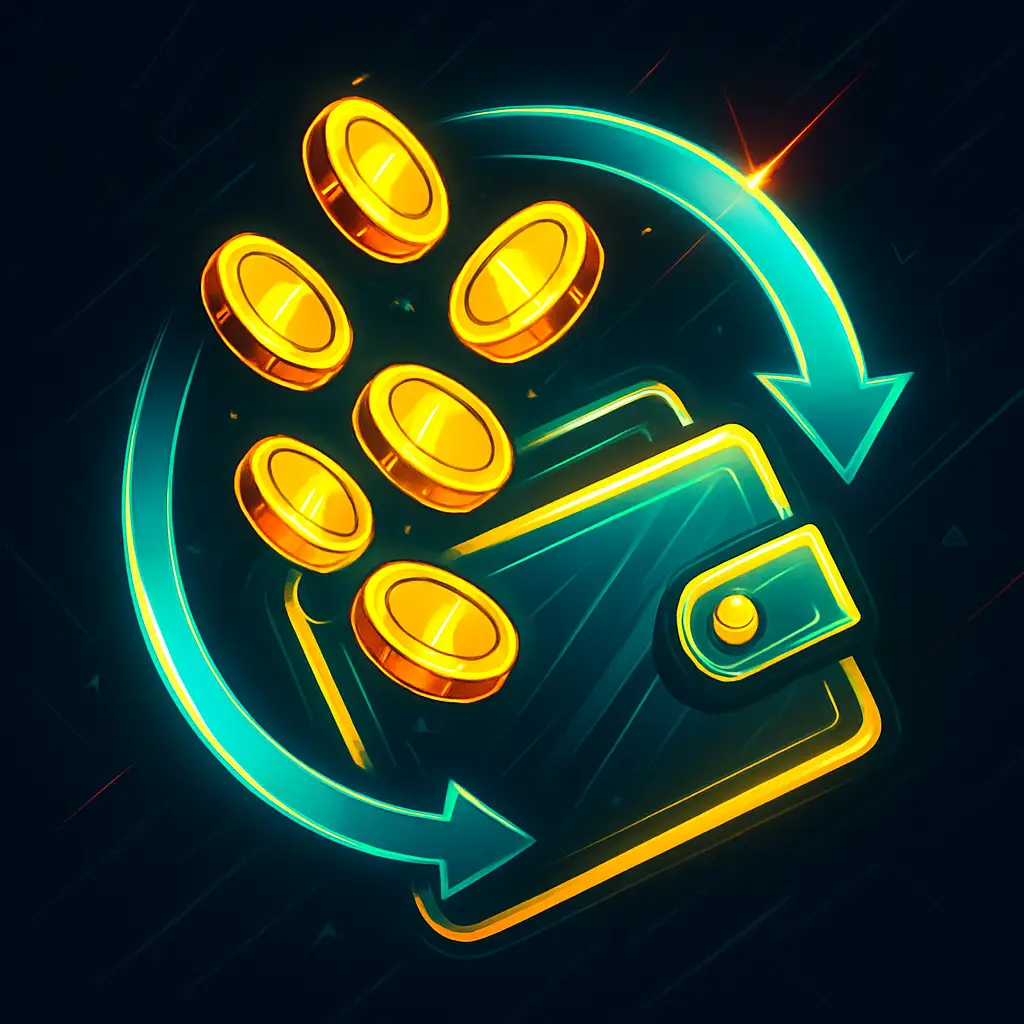 PlayBaze Cashback – Goldmünzen fliessen zurück in ein Neon-Wallet
